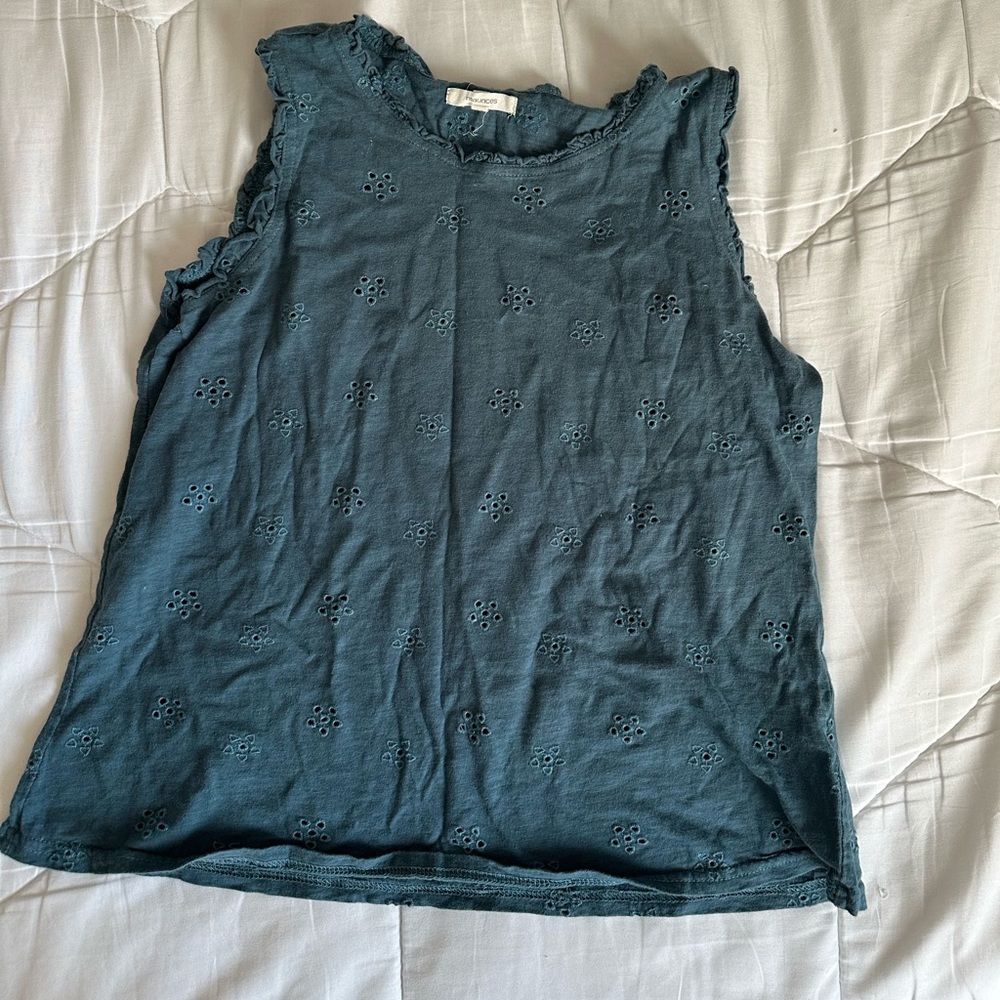Maurices Flower Cutout Tank